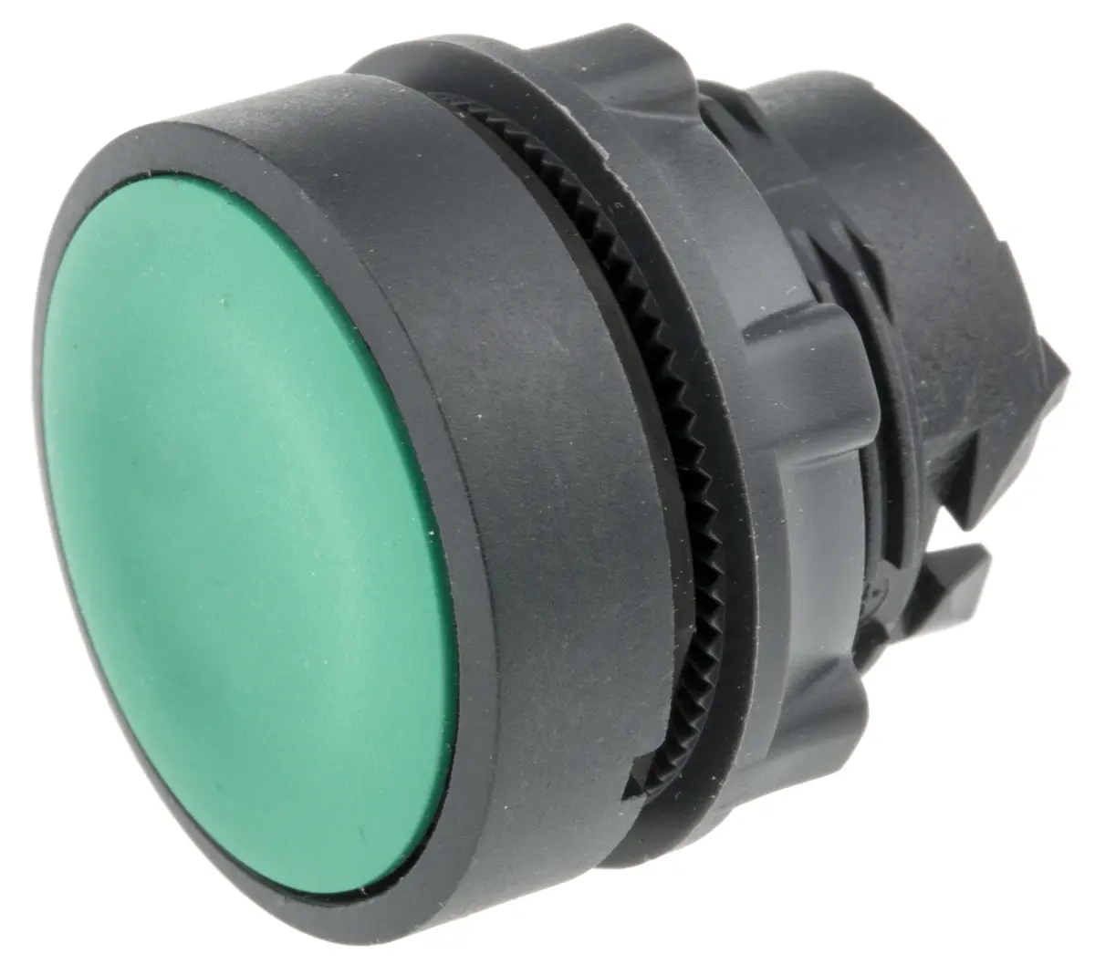 Produktfoto 1 von Schneider Electric Harmony Drucktastenkopf Ø 22 mm, Grün Federrückstellung Rund Rund Kunststoff, IP66