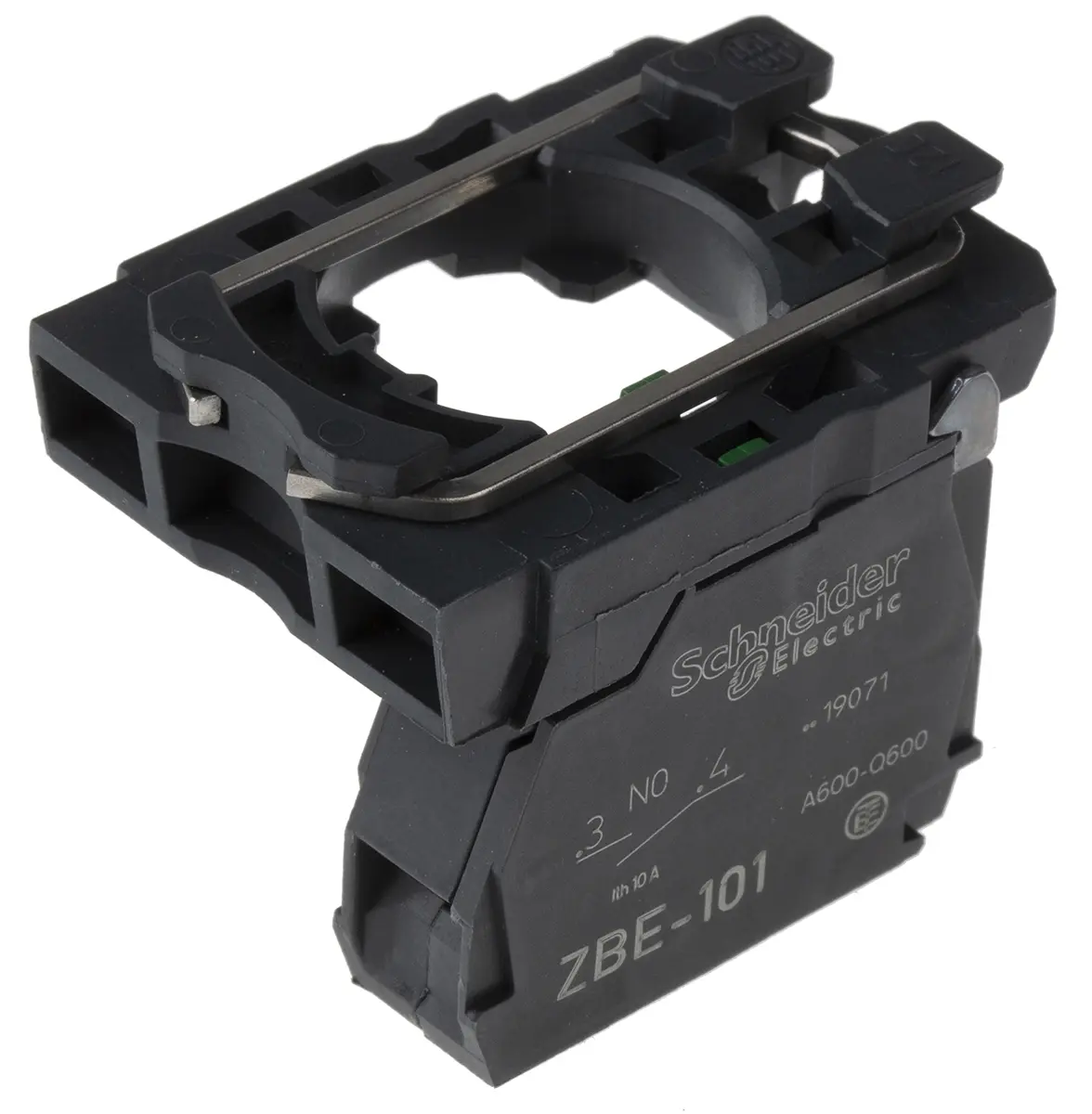 Produktfoto 1 von Schneider Electric Harmony Kontaktblock und Halter SPST 600V Schraube