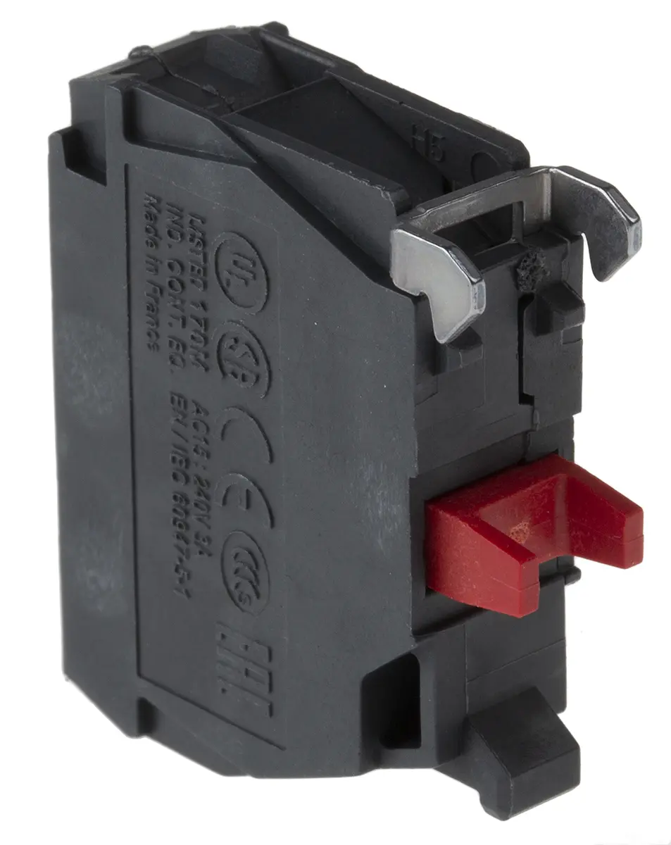 Produktfoto 1 von Schneider Electric Harmony XB Kontaktblock SPST 600V ac Schraube