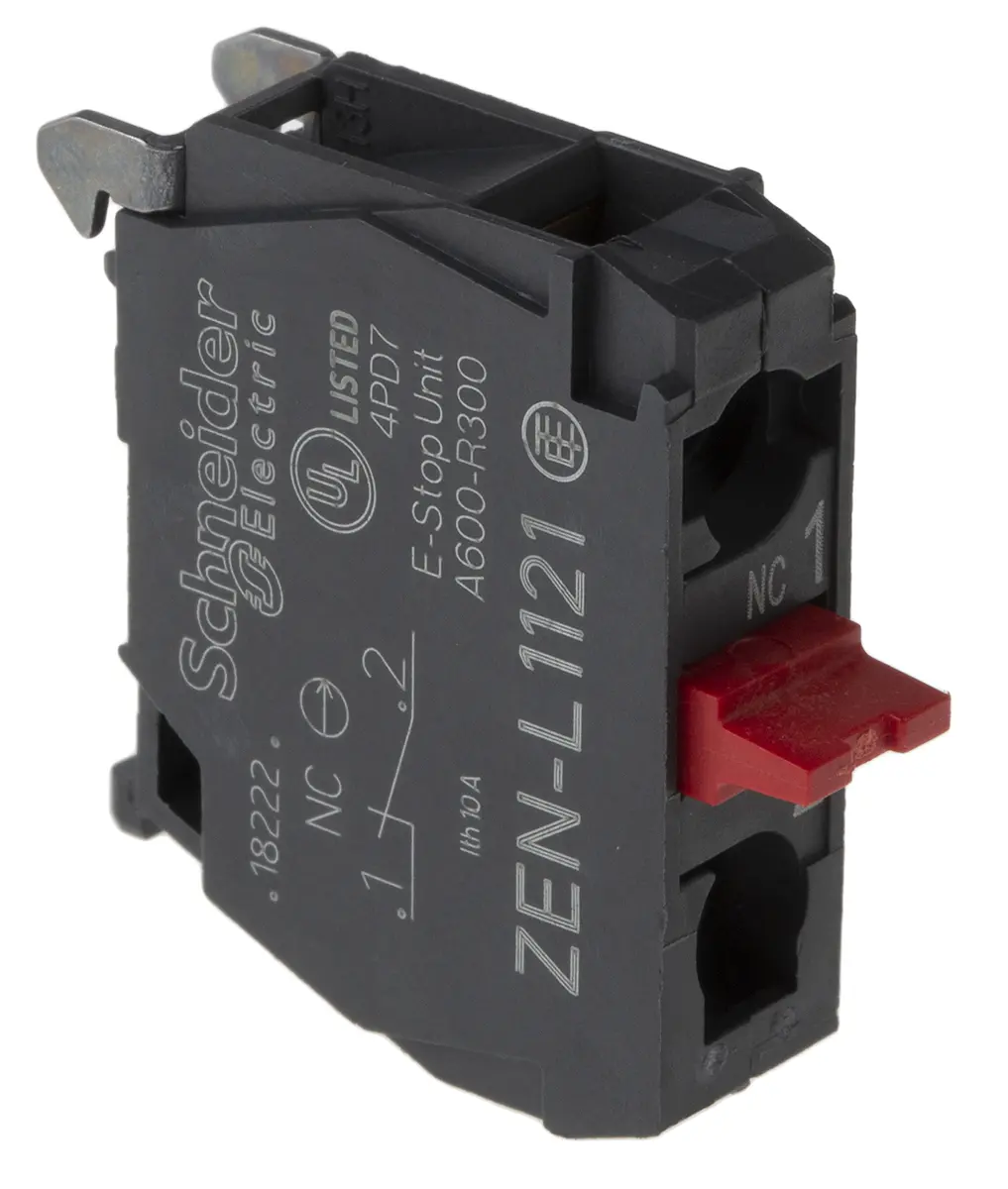 Produktfoto 1 von Schneider Electric Harmony Kontaktblock 1 Öffner 600V Schraube