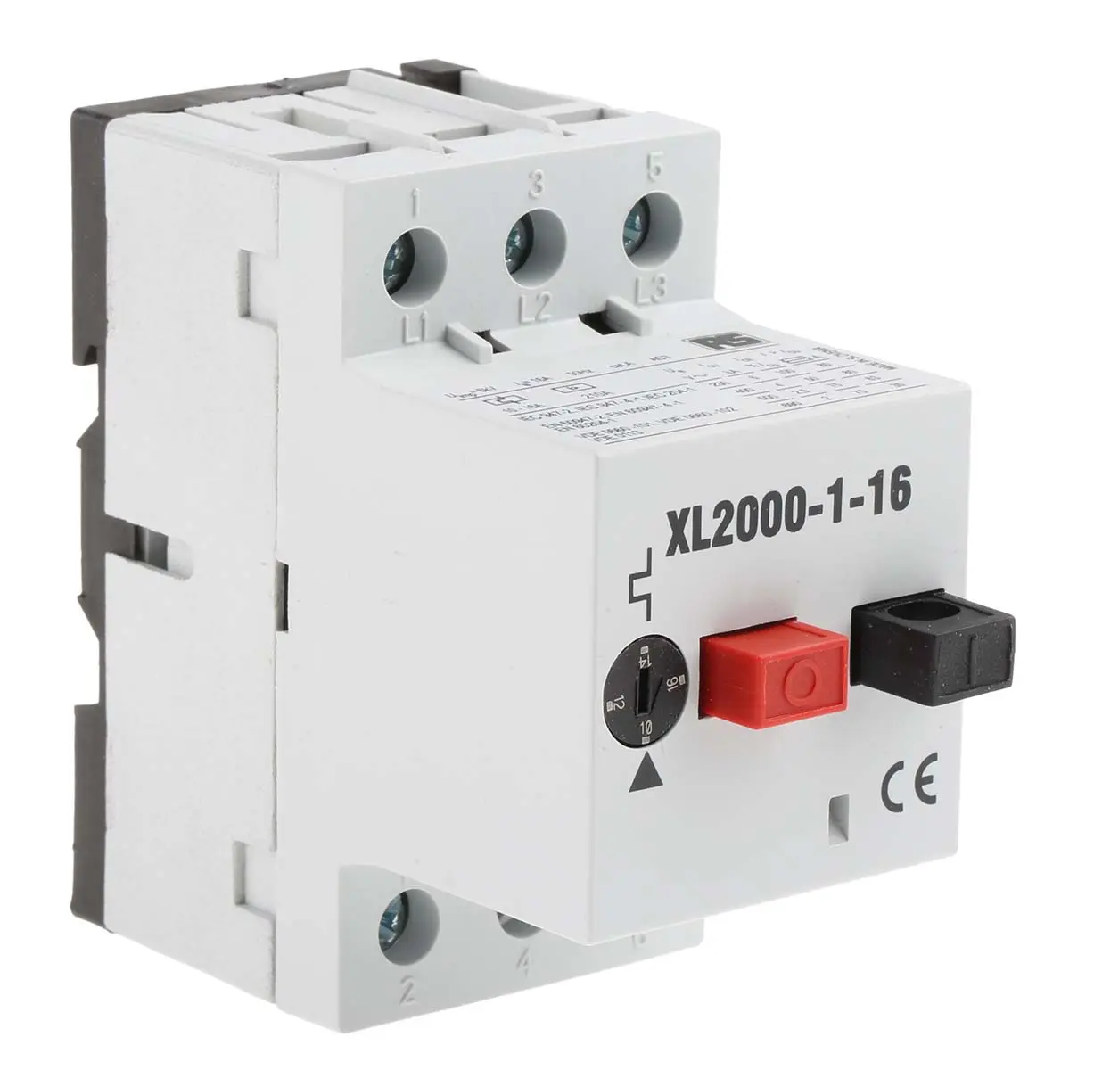 Produktfoto 1 von RS PRO Motorschutzschalter, 10 → 16 A 80mm x 45mm