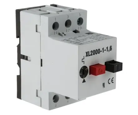 RS PRO XL2000 Motorschutzschalter, 1A, 1.6 A Schutzschalter 80mm x 45 mm Motorschutzschalter mit Strom