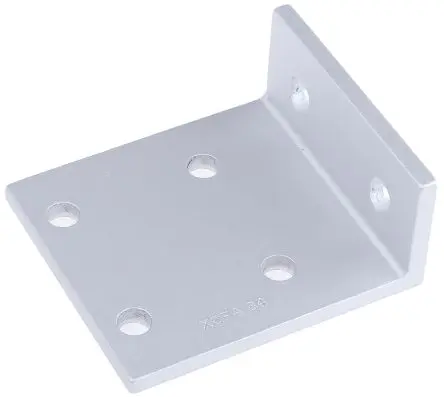 Produktfoto 1 von FlexLink Verbindungskomponente, Stützwinkel, Steckverbinderhalterung und Gelenk für 11 mm, M6, L. 80 mm passend für 80