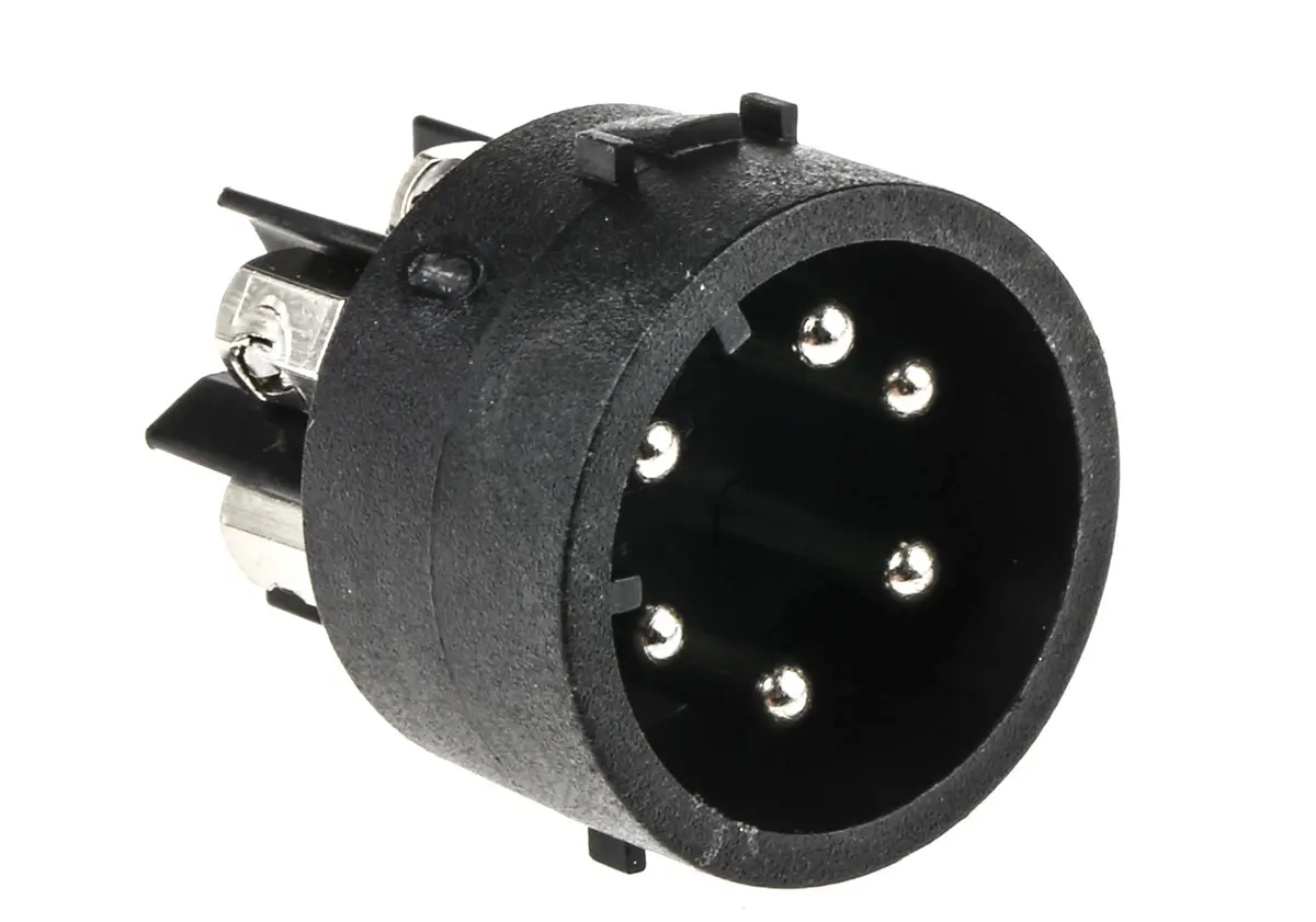 Produktfoto 1 von Bulgin Steckverbindereinsatz Stecker für Mini Buccaneer-Steckverbinder, Schraubbefestigung 6-polig