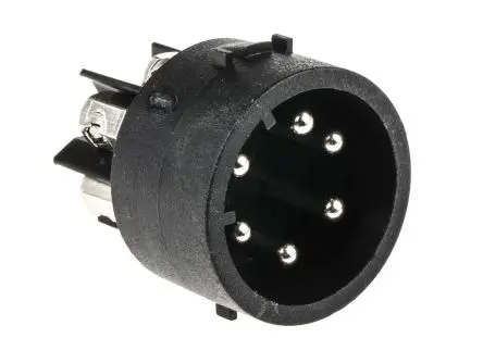 Produktfoto 1 von Bulgin Steckverbindereinsatz Stecker für Mini Buccaneer-Steckverbinder, Schraubbefestigung 6-polig