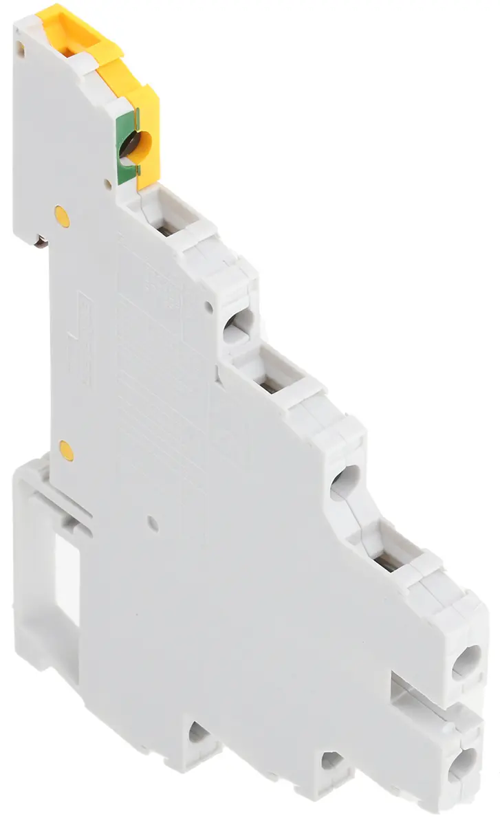 Produktfoto 1 von Entrelec SNA Schutzleiterklemme 3 Grau, 4 mm², 500 V ac Schraubbefestigung