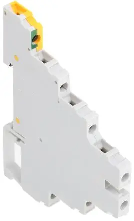 Produktfoto 1 von Entrelec SNA Schutzleiterklemme 3 Grau, 4mm², 500V ac Schraubbefestigung