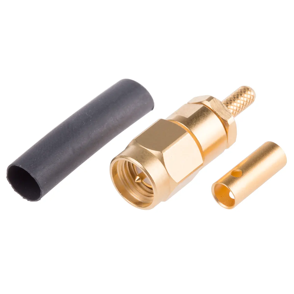 Produktfoto 1 von Radiall SMA Stecker Koaxialsteckverbinder SMA-Steckverbinder, Kabel, für RG-316, RG188-Kabel, 50 Ω Crimpbefestigung,