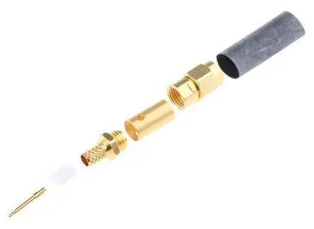 Produktfoto 1 von Radiall SMA Stecker Koaxialsteckverbinder SMA-Steckverbinder, Kabel, für RG223, RG400, RG142-Kabel, 50 Ω