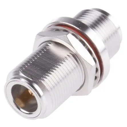 Produktfoto 1 von Radiall HF Adapter, 50 Ω, Gerade, 11GHz Buchse Buchse, Koaxial Nennspannung