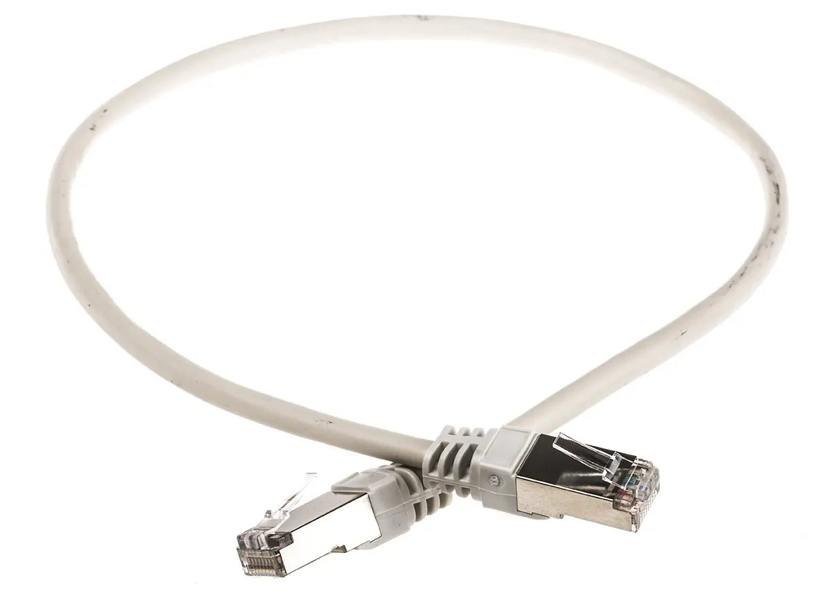 Produktfoto 1 von Decelect Cat.5 Ethernet-Kabel, 0.5 m, Grau Abgeschirmt Ungeschirmt, Polyvinylchlorid