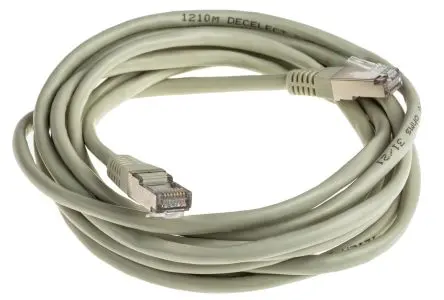 Produktfoto 1 von Decelect CR503B Cat.5 Ethernet-Kabel, 3 m, Grau Abgeschirmt, Polyvinylchlorid