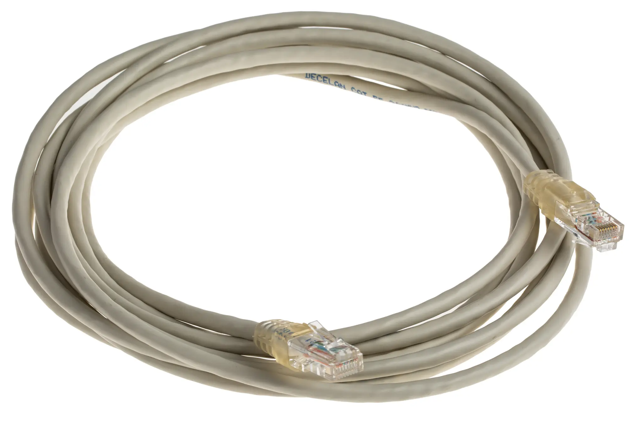Produktfoto 1 von Decelect CR503B Cat.5 Ethernet-Kabel, 4 m, Grau F/UTP, Polyvinylchlorid