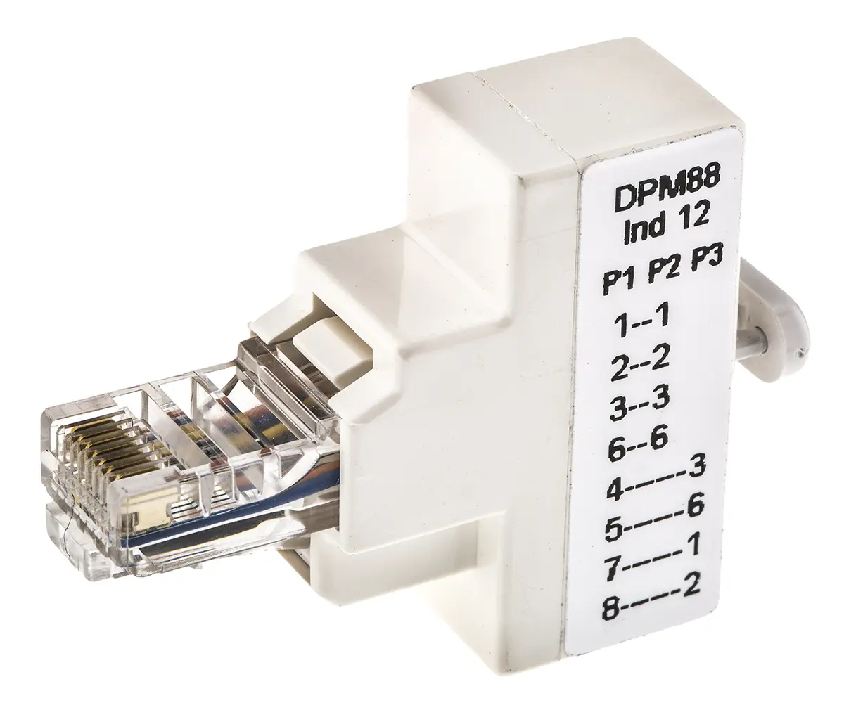 Produktfoto 1 von Decelect RJ-Adapter, RJ45, Cat5e, 3 -Port, Typ Abgeschirmt, Gerade, L 250 mm, L 14 mm, Typ Splitter