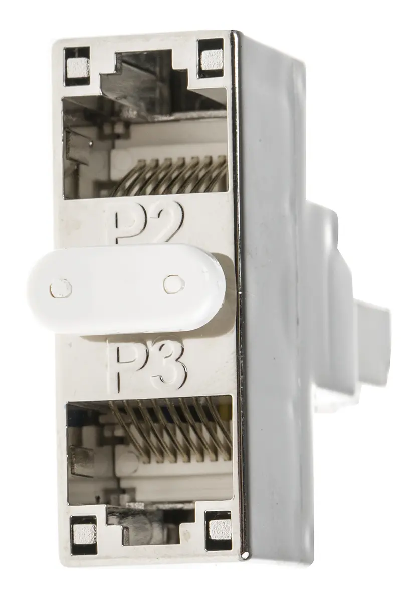 Decelect RJ-Adapter, RJ45, Cat5e, 3 -Port, Typ Abgeschirmt, Gerade, L 14 mm, Typ Splitter