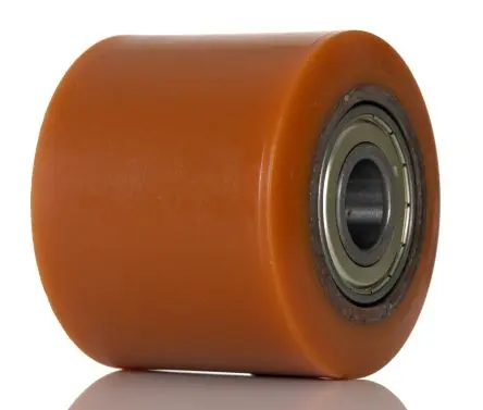 Produktfoto 1 von LAG Rollwagenrolle Orange, Mat. Polyurethan, 700 kg Ø 80 mm, B. 70 mm