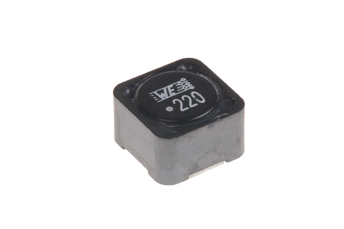 Produktfoto 1 von Wurth Elektronik WE-PD Drosselspule Ja, 22 μH 4.1 A AEC-Q200 mit Ferrit-Kern, 1280 Gehäuse ±20 % Drahtgewickelt 12 mm,