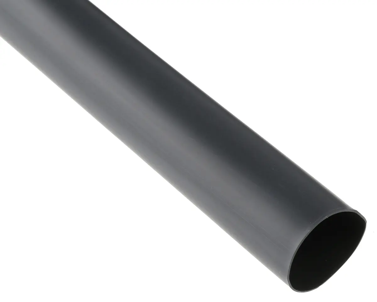 Produktfoto 1 von TE Connectivity HTAT Wärmeschrumpfschlauch, Polyolefin vernetzt Schwarz, Ø 24 mm Schrumpfrate 4:1, Länge 1.2m