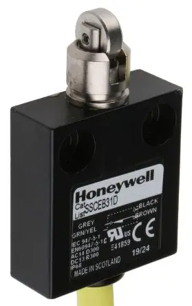 Produktfoto 1 von Honeywell SSCE Endschalter, Stößel 1-poliger Umschalter, IP68, Zinkdruckguss 600V ac 6A