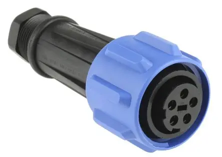 Produktfoto 1 von Bulgin PX0911 50 Standard Rundsteckverbinder Buchse 5-polig Buchse 32A Kabel IP68