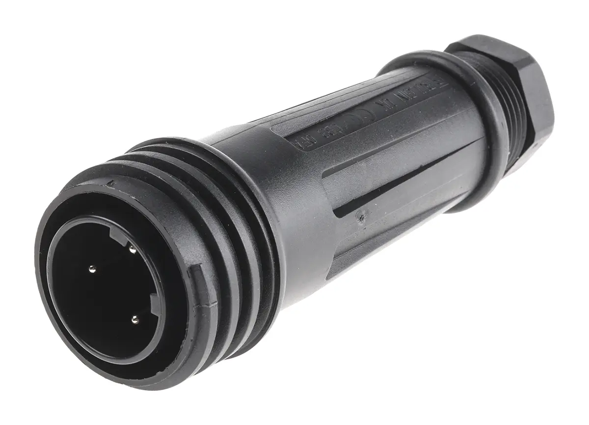 Produktfoto 1 von Bulgin PX0921 58 mm Standard Rundsteckverbinder Stecker 3-polig Stecker 32A Kabel, Kabel IP68