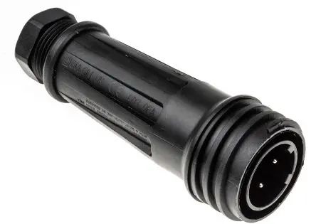 Produktfoto 1 von Bulgin PX0921 46 Standard Rundsteckverbinder Stecker 4-polig Stecker 32A Kabel IP68