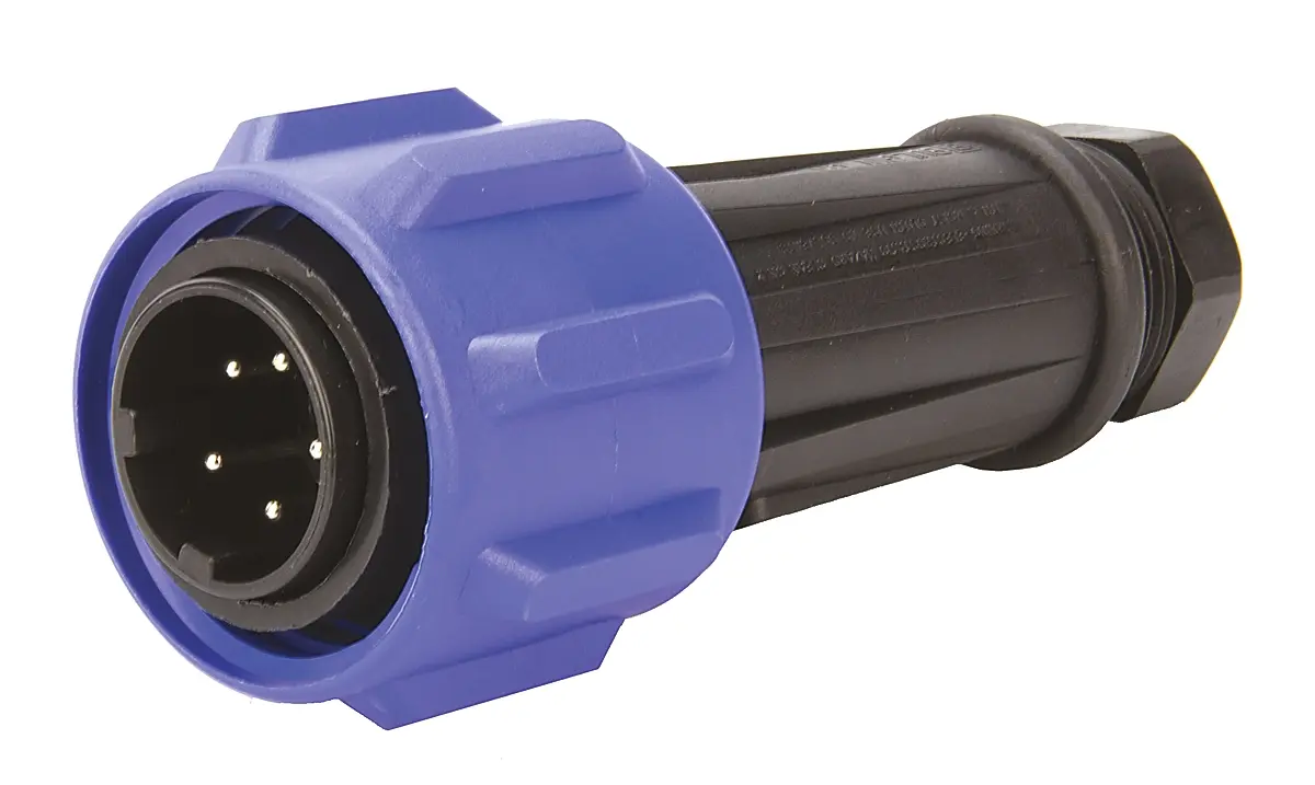 Produktfoto 1 von Bulgin PX0911 50 Standard Rundsteckverbinder Stecker 5-polig Stecker 32A Kabel IP68