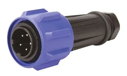 Produktfoto 1 von Bulgin PX0911 50 Standard Rundsteckverbinder Stecker 5-polig Stecker 32A Kabel IP68
