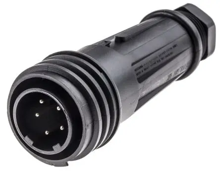 Produktfoto 1 von Bulgin PX0921 46 Standard Rundsteckverbinder Stecker 5-polig Stecker 32A Kabel IP68
