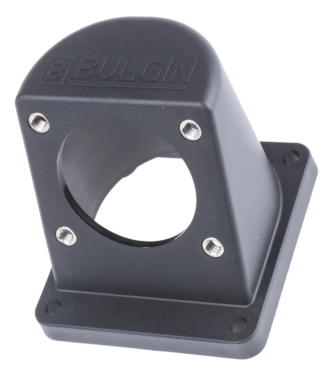 Produktfoto 1 von Bulgin, gewinkelt 900 Anbaugehäuse 1 M6, IP68 Stecker 1