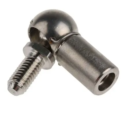 Produktfoto 1 von Camloc Gas Springs Gelenklager Edelstahl M8 x 1,25 Typ Befestigungshalterungen und Endstücke, 30 mm x 25 mm