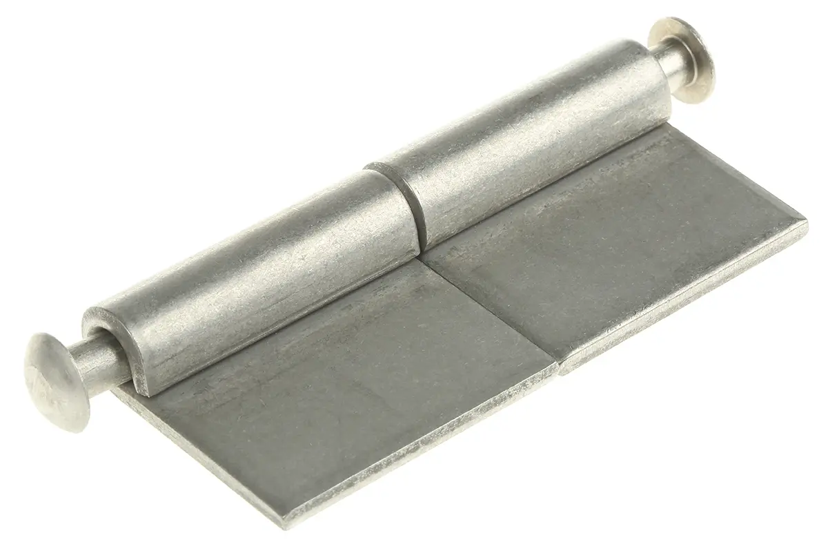 Produktfoto 1 von Pinet Edelstahl Flaggen-Scharnier Fahnenschuh Zylinderförmig Freischwingend, 3 mm x 30 mm x 40 mm