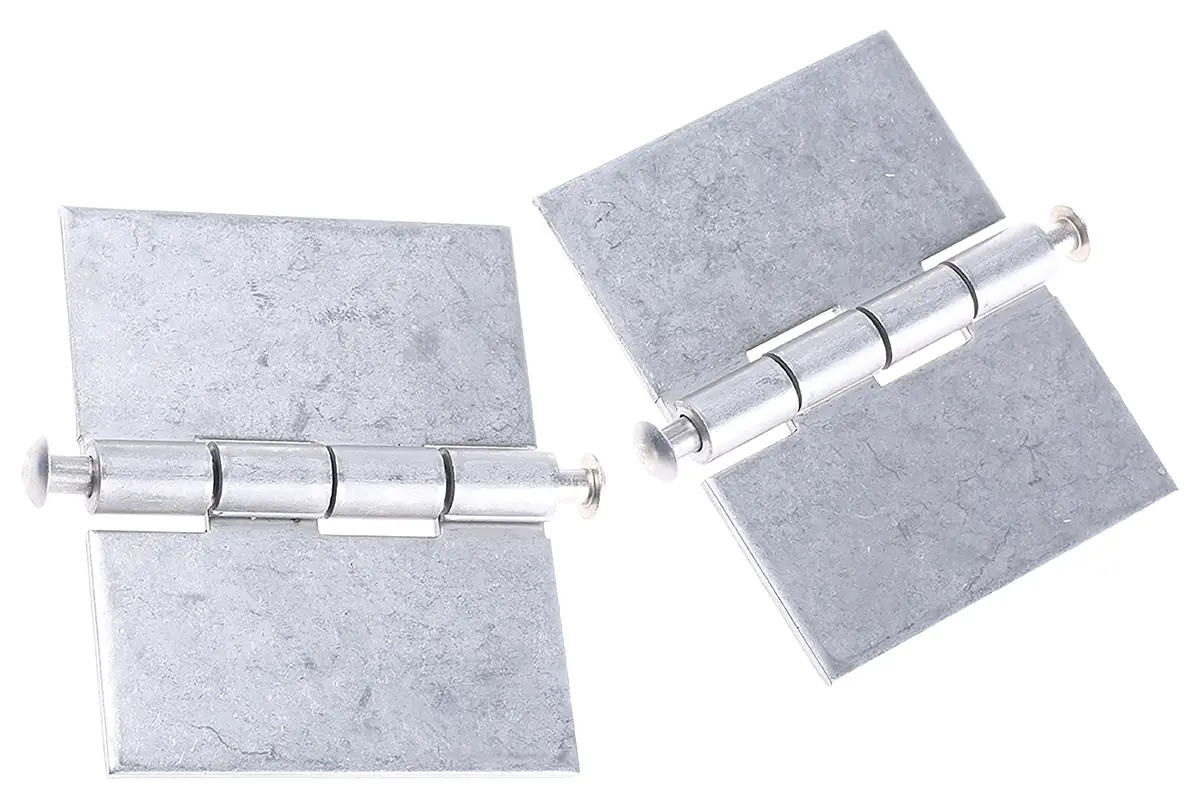 Produktfoto 1 von Pinet Edelstahl Scharnier Scharnier Zylinderförmig Freischwingend, 3 mm x 50 mm x 80 mm
