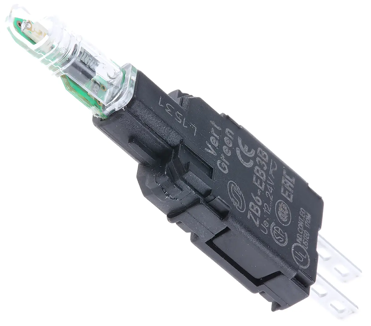 Produktfoto 1 von Schneider Electric Harmony XB6 Lichtblock Anzeigenblock LED Grün beleuchtet 30V ac/dc