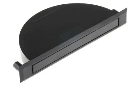 Produktfoto 1 von Southco Passiviert, Pulverbeschichtet Schwarz Aluminium, Edelstahl Möbelgriffe, L 141 mm H 29.5 mm