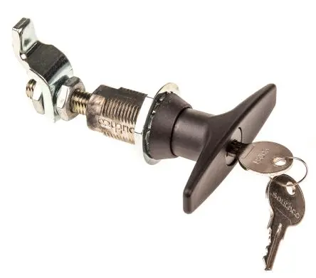 Produktfoto 1 von Southco Schwarz Sperrgriff, T-Griff, Zinkdruckguss, Oberfläche Pulverbeschichtet, 82.5 mm