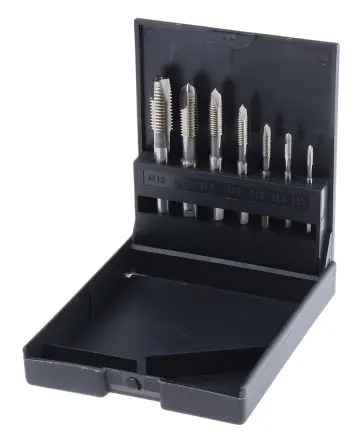 RS PRO Gewindebohrer Satz HSS, Metrisch Spiralkopf, 7-teilig M12