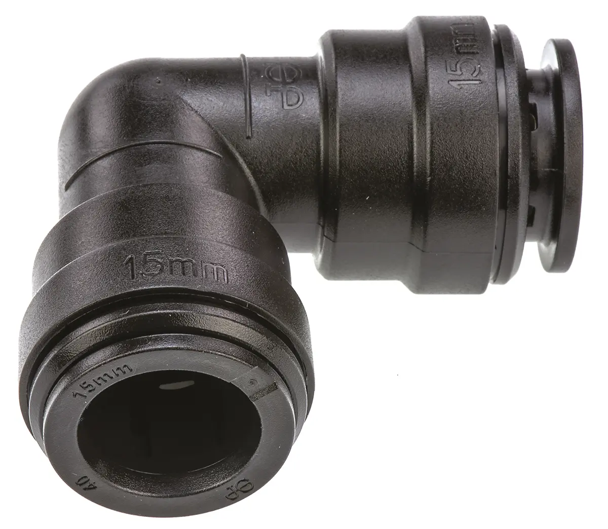 Produktfoto 1 von JG Speedfit PVC-Kupplung Winkelstück Einsteck-Anschluss Chloriertes Polyvinylchlorid 90°