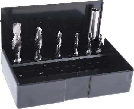 Produktfoto 1 von RS PRO Gewindebohrer-Satz HSS Gewindebohrersatz, 6-teilig M3 x M10