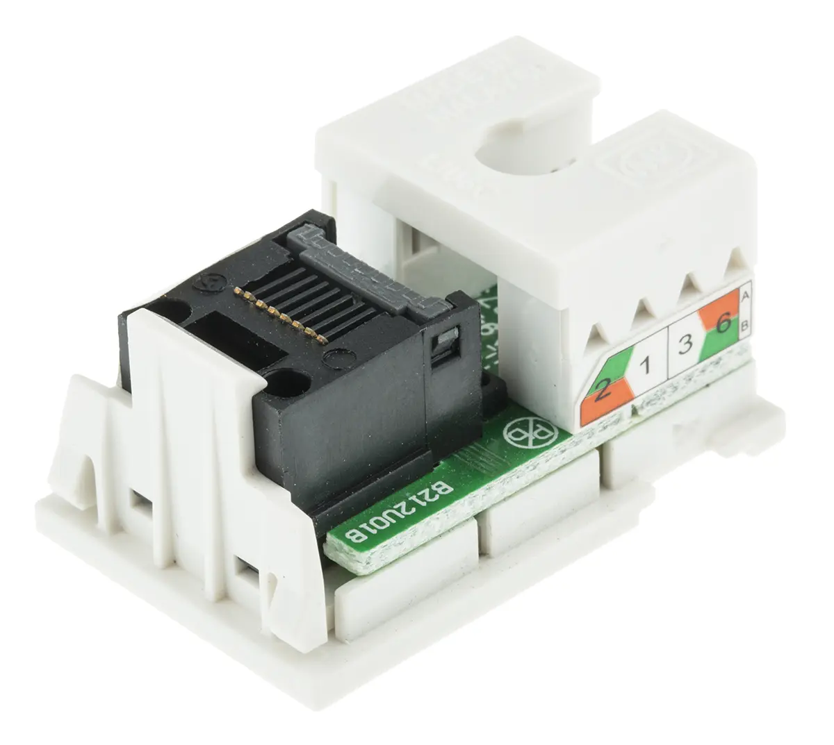Produktfoto 1 von MK Electric K5745 Buchse Cat5e RJ45-Steckverbinder, 1-Port 1-polig Oberfläche Gerade
