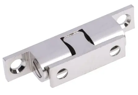 Produktfoto 1 von Steinbach & Vollman Kugelraste, Nickel, Messing, Doppelkugel, 20 mm
