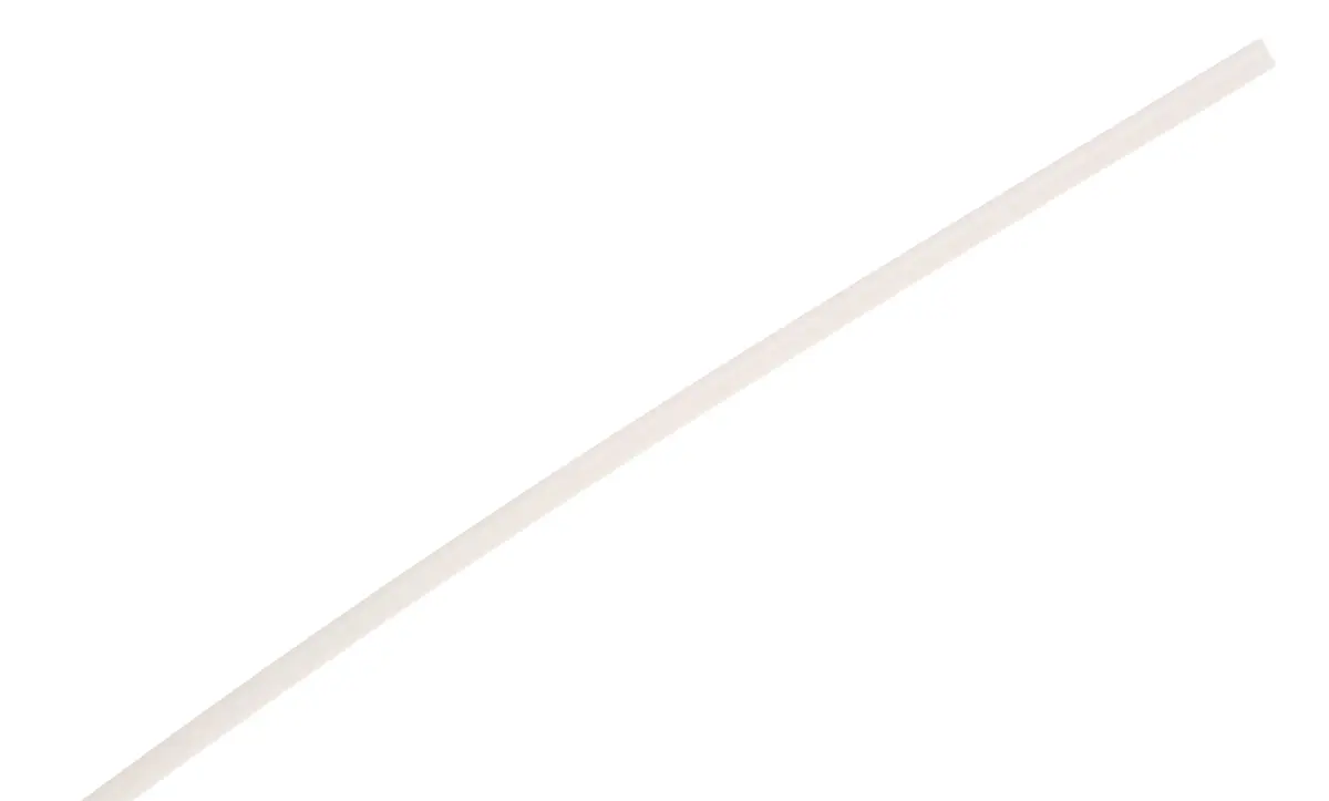 Produktfoto 1 von TE Connectivity RNF-100 Wärmeschrumpfschlauch, Polyolefin Weiß, Ø 1.2 mm Schrumpfrate 2:1, Länge 1.2m