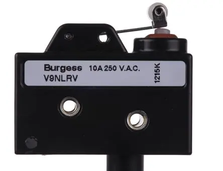 Produktfoto 1 von Saia-Burgess Mikroschalter Kurzer Rollenhebel-Betätiger Vorverdrahtet, 1-poliger Umschalter, 250 V ac, 10A IP67 6N -10