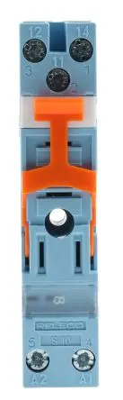 Produktfoto 1 von Releco Relaissockel zur Verwendung mit Serie IRC MRC, 5 -Kontakt, DIN-Hutschiene, 250V ac