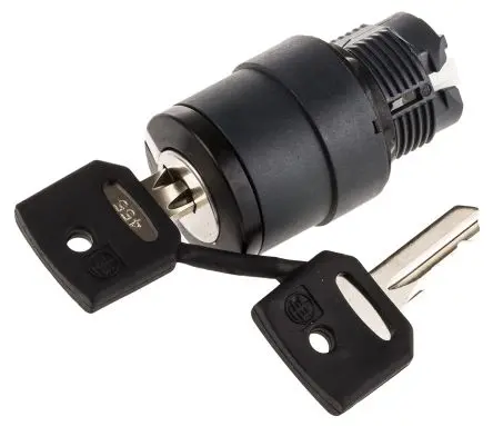 Produktfoto 1 von Schneider Electric Harmony Schlüsselschalterkopf 22 mm 2 Positionen 455 wartungsfrei IP66, IP69K, IP67