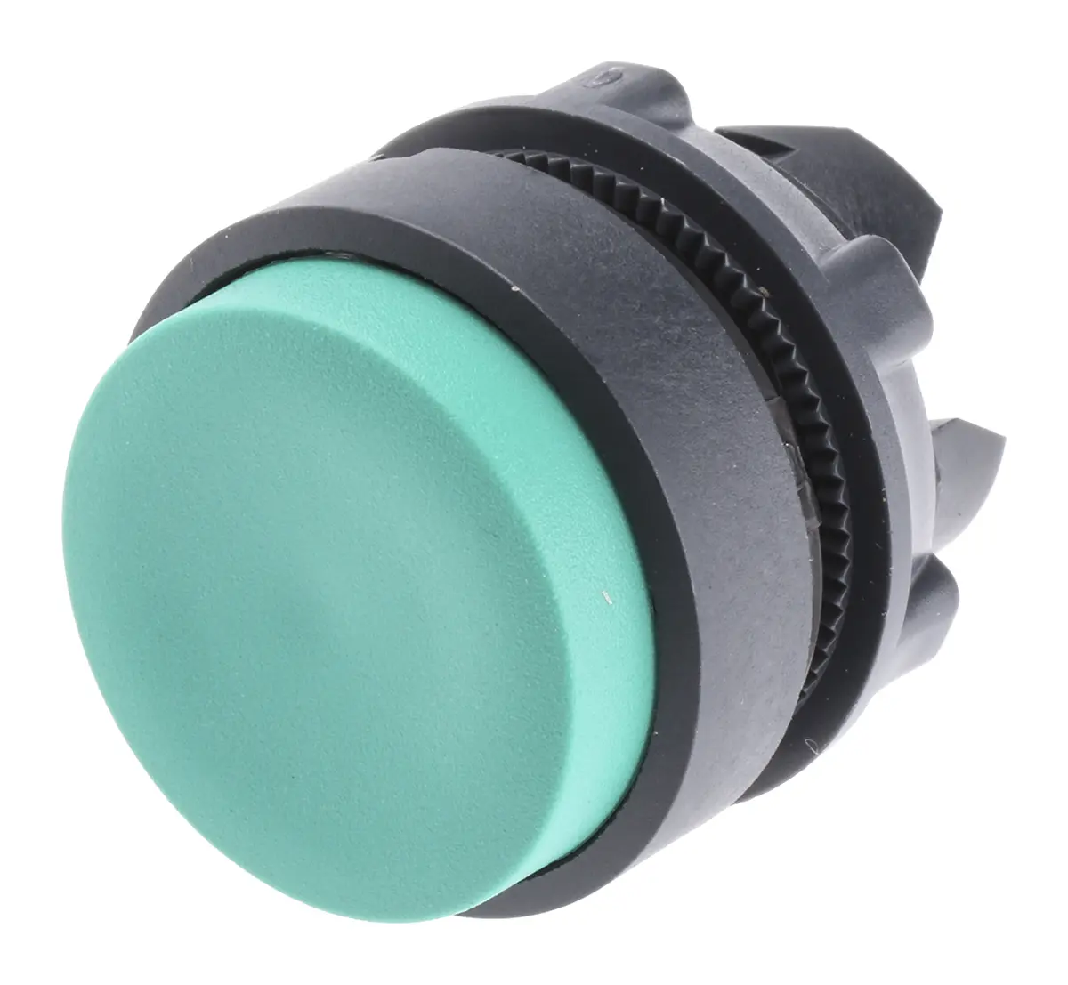 Produktfoto 1 von Schneider Electric Harmony Drucktastenkopf Ø 22 mm, Grün Federrückstellung Rund Rund Kunststoff, IP66