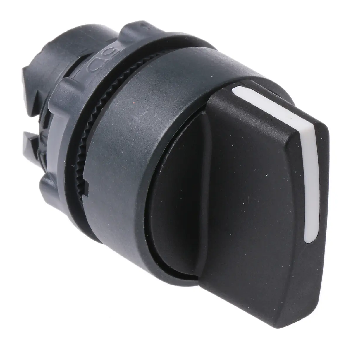 Produktfoto 1 von Schneider Electric Harmony XB5 Wählschalterkopf Schwarz 3-Positionen 22mm Standardgriff Federrückstellung zur Mitte