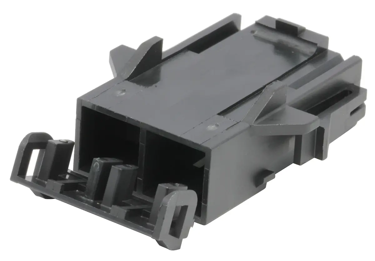 Produktfoto 1 von Molex Mini-Fit Sr Stecker Steckverbindergehäuse 10 mm, 2-polig / 1-reihig Gerade, Panel für Mini-Fit Sr. Stecker