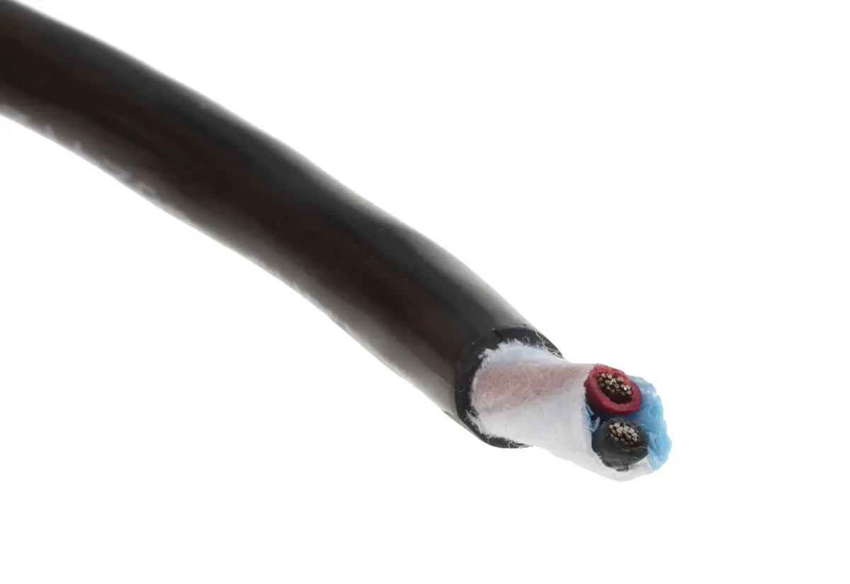 Produktfoto 1 von Alpha Wire Xtra-Guard 2 Performance Cable Steuerkabel, 2-adrig 0.81mm² 18 AWG Schwarz Ungeschirmt, 30 m,