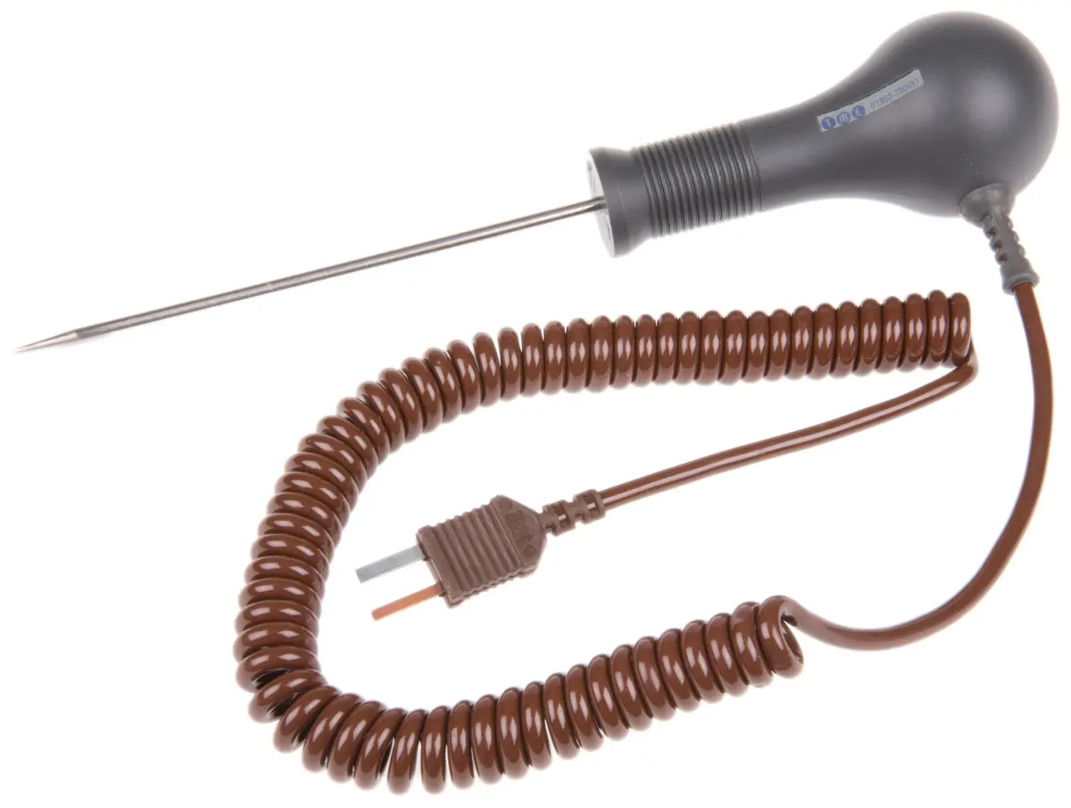 RS PRO Temperatursensor, Typ T, Nadel x 115 mm Nadel, Generell, Ø 3.3 mm, max.Temp 400 °C